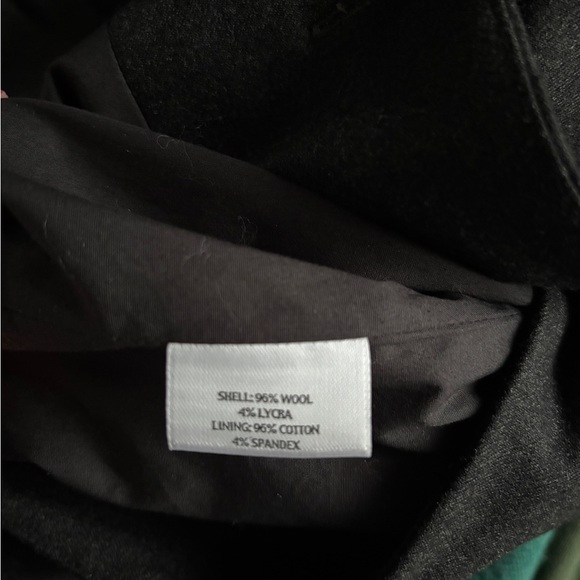 Eileen Fisher Mandarin Collar Stretch Wool Blazer charcoal gray size small - Picture 4 of 4